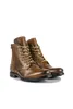 Men Boots Autumn Exquisite Zip enkel handgemaakte ronde teen lage hiel mannen schoenen mode lederen beknopte vrijetijdsontwerp laarzen 220815