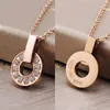 New style men's and women's pendant necklaces fashion designer design stainless steel necklace man's Valentine's da 261F