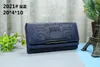 Luxuly Designer Herren Womens Leder Kupplung Wallet Card Halter Taschen Ladies Button Präge M MUSTER