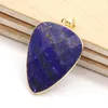 Pendentif Colliers Pierre Naturelle Cristal Quartz Lapis Lazuli Labradorite Agates Goutte D'eau À Facettes Pour Cadeau BijouxPendentif