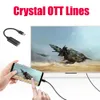 Crystal OTT 3/6/12 STB pour le lecteur de la boîte de télévision Android européenne mondiale Crystalott
