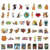 50PCSLOT NEW SCOOBYDOO HOMES SCOOB Party Supplies Toys Merch Vinyl Sticker for Kids Teens Skatage Skateboard Graffiti 6161331