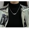 Anhänger Halsketten Hiphop Punk Würfel Halskette Für Frauen Edelstahl Kette Grunge Metall Würfel Schmuck Zubehör Männer Geschenke Di227Pendant