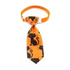 ハロウィーンペットタイ犬アパレルファッションカボチャスカルドッグボウタイパーティー装飾用品