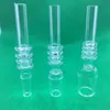 Latest Smoking 10MM 14MM 18MM Male Joint Interface Quartz Nails Replaceable Tip Straw Wig Wag Holder Bong Hookah Silicone Tube Oil Rigs High Quality DHL Free