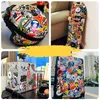 50 Cute cartoon big eyes graffiti Sticker Phone Laptop Skateboard Car Stickers Pack for Luggage Guitar Helmet Sticker