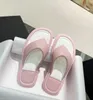 Sandali firmati di lusso da donna Pantofole color miele Scivoli con punta quadrata con fondo spesso Pantofola in vera pelle Infradito da spiaggia estiva da donna