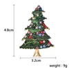 29 نمط بالجملة ملونة بلورية راينستون شجرة عيد الميلاد دبوس بروش عيد الميلاد هدايا المجوهرات أزياء الملابس