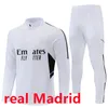 2022 23 Real Tracksuit Set Madrides Training Suit Soccer Jersey 22 23 Hommes et enfants Kit de football Chandal Futbol survivent