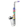 Enfants Simulation 8 tons Saxophone trompette pour enfants enfants débutants début éducatif jouet musical enfants jouets accessoires de fête 220706