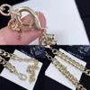 Classic Designer Jewelry Ladies Gold Fashion Letter Choker High Quality Pure Copper Material Wedding Birthday Gift Bracelet