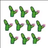 Couture Notions Outils Vêtements 10 Pcs Cactus Brodé Pour Vêtements Fer Sur Transfert Applique Plante Sacs Robe Diy Coudre Broderie Sticke