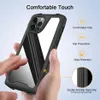 anti-fall stainless steel metal phone case cases for iphone 13 12 mini 11 Pro Max XR XS 6 7 8 Plus four-corner airbag protective cover