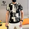 Summer T Shirt Men Breattable Comant Casual Tshirt Letter Printed Oneck Topps Tees Streetwear Social Men Clothing Wei 220622