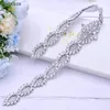 Nakrycia głowy S41 Bride Wedding Belt Ladies Druhna Druhna Dress Bachelorette Party Jewelry Western Crystal Diamond Accessoriespiece