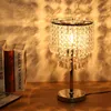 Moderne Wohnzimmer Schlafzimmer Nachttischlampen Kristall Tischlampe Studie Dekoration Kristall LED Schreibtischleuchte