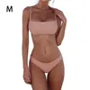 Tute da donna Arrivo Set due pezzi sexy Abbigliamento estivo da spiaggia per donna Abiti in tinta unita per