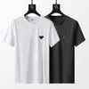 Знаменитые мужские футболки дизайнерская футболка топ Top Tees стилист повседневной печати с помощью шейного рукава с коротки