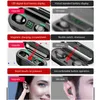 F9 TWS Mini Earphone Bluetooth 5.0 سماعات سماعات أذن لاسلكية مع سماعة رأس شحن 2000 مللي أمبير في الساعة شحن LED.