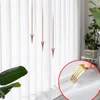 Curtain & Drapes Scrape Super Soft Elegant Cream White Tulle Curtains For Living Room Decor Beige Window Sheer Voile Modern Bedroom ChiffonC