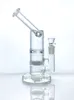 Gorgogliatore di narghilè con tubo in vetro borosilicato fumo pulito nuovo di zecca con 1 disco di vetro 1 connettore a girandola da 18 mm