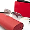 Carti 육각형 선글라스 남성 여성 디자이너 Unisex 곡선 사원은 개성을 보여줍니다 하드웨어 연마 공예 럭셔리 하이 엔드 비즈니스 금속 안경 프레임