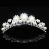 Beautiful Elegant Pearl Headpieces Rhinestone inlay Tiara Wedding Bride Hair Crowns for Prom Party Evening Headpieces