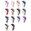 Elastic Hair Band Print Turban Caps Fashion Straps Women Chemo Cap Muslim Hijabs Hat Headwrap Home Hair Loss Bonnet Nightcap