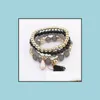 Charm Bracelets Jewelry 5 Styles Drop Dangle For Women Mtilayer Beads Bangle Tassel Bracelet Chris Dhz2L