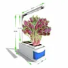 スマートインドアハーブガーデンプランターキットLED Groging Grow Light Hydroponic Growing Multifunction Desk Lamp Plant Flower Grow Ramp AC100-240V Y2916
