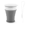 Drinkware Mugs Silicone Folding Travel Outdoor Portable Telescop Bowl Cup With Lid Tea Filter Straw Kettle Cup