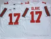 NCAA College Football Jersey 21 Parris Campbell Jr. 23 James 25 Mike Weber Jr. 17 Chris Olave Wysokiej jakości 27 Eddie George 33 Pete Johnson Szyte Czerwony Czarny Biały Szary