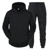 Man Hooded Sweatshirts and Man Pants Casual Mens Tracksuit Sportswear Autumn Winter Men Set Set Overdimensionerade Herrkläder 220813