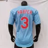 2024 City Connect 20th Patch Jersey Harper Trea Turner J. T. Realmuto Ranger Suarez Alec Bohm Kyle Schwarber Brison Stott Chase Utley Castellanos Marsh Aaron Wheeler