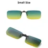 Zonnebrilrandloze gepolariseerde clip op bril Rijden Men Zon Nacht Visie Gradiëntlens Outdoor -bril UV400sunglasses Godd22