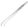 27 cm Aquarium Live Tank Straight Curve Plant pincett Long Tongs rostfritt stål Växt Fisk tank pickare Rengöringsklämverktyg P0712x01