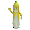 Costume da bambola mascotte Nuovo costume gonfiabile di banana obliqua per costume di Halloween per adulto HeadPlay Bad Banana Carnaval