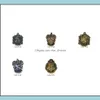 PinsBrooches Schmuck Cartoons Metall Anstecknadeln Emaille Broschen für Frauen Mode Gothic Hijab Pin Dekorative Vintage Brosche Je Dhg7A