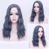 NXY Wigs Wig Women's Long Curly Hair Medium Split Ripple Full Head Set Cos Gradient