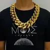 Цепи Акриловое ожерелье громоздкое хип -хоп толстый большой золотой цепь в стиле мужские женские ювелирные украшения подарки на Хэллоуин Пластиковые аксессуары