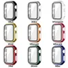 Diamant Case for Apple Watch 45mm 44mm 42mm 41mm 40mm 38mm Series 7 6 5 4 Wit Screen Protector