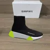 Gai Socks Boots Spring осень классическая сексуальная спортивная спортзал повседневная женщина-дизайнерские дизайнерские обувь для мужчин спортивные вязаные эластичные платформы Lady Lase Up Толстые кроссовки Размер 35-42-44-45