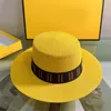 夏の贅沢メンズレディースデザイナー麦わら帽子草編組バケットハットフラットデザイナーフィット太陽の帽子ブランド文字野球帽ボールキャップ