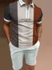 Golf Jogger Trainingsanzug Casual Polos Mode Männer 2 stück Set T-Shirts Shorts Fabrik Heißer Verkauf Zwei Stücke Kurze Set Bequeme Polo T-shirts Herren