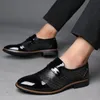 Designer-Nuove scarpe casual marrone nero per uomo moda pu plus taglia 39-48 scarpe da uomo firmate tacco falt uomo vestito sheos