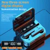 Four Speakers TWS T33 True Wireless Stereo Headset Compartment Touch Sports Bluetooth Headphones Gaming In-ear Earphone