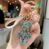 Portachiavi-Selling Creative Diamond Diamond Orso Violato Borsa di moda Take Key Ring Key Ring Accessori per auto di alta gamma