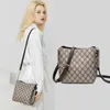 숄더백 여성 패션 패션 새로운 복고풍 프린트 버킷 가방 여성 패션 대용량 대용량 1 숄더 대각선 체인 가방 2022 최고 품질
