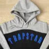 Sweat Capuche Pour Homme Surdimensionn Avec Lettres Brodes Style Trapstar Streetwear Hip Hop Tenue De Jogging Collection 2022