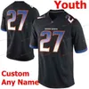 Nik1 Stitched Custom 27 Jay Ajayi 34 Robert Mahone 38 Leighton Vander Esch 4 Brett Rypien Boise State Broncos College Uomo Donna Maglia della gioventù